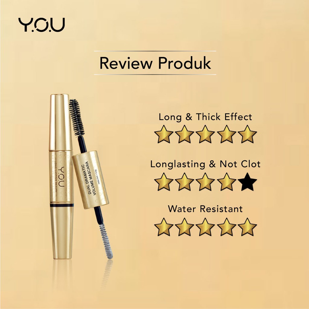 PROMO Y.O.U YOU DUAL DRAMATIC VOLUME MASCARA