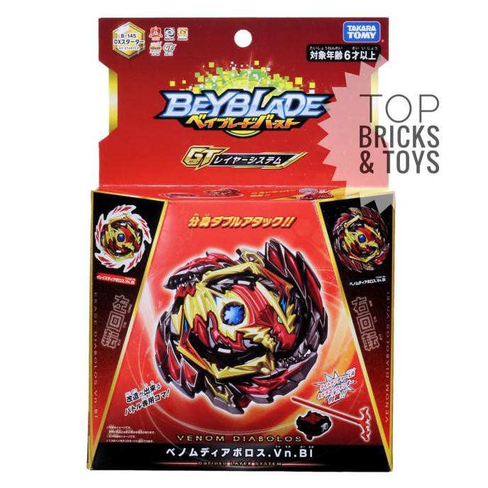 TAKARA TOMY, Beyblade Burst GT B-145 DX Starter Venom Diabolos. Vn. Bl