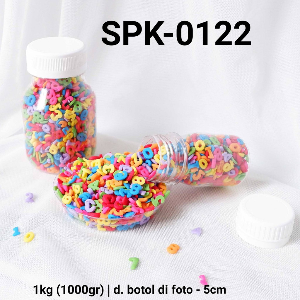 

SPK-0122 Sprinkles sprinkle sprinkel 1kg 1 kg kilo angka confetti yamama baking grosir murah sprinkles cake dekorasi mutiara trimit decoration story sprinklestory sprinklesstory sprinkle story yamama baking