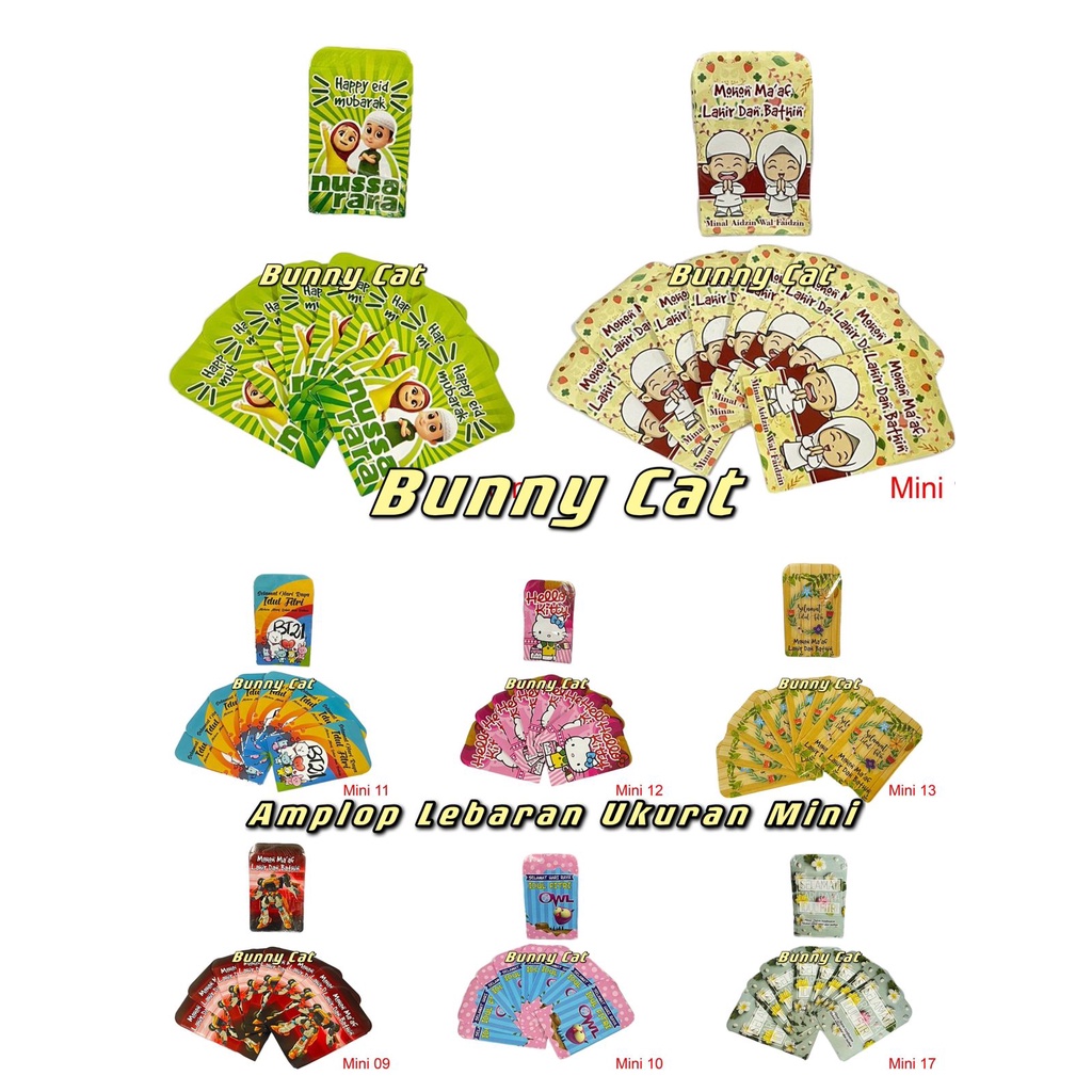

ANGPAO AMPLOP LEBARAN IDUL FITRI 2022 AMPLOP LEBARAN UKURAN MINI MURAH READY STOCK