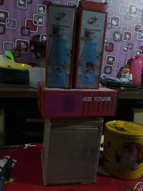 Botol Minum Termos Karakter 500 Ml Little Pony Doraemon Cars Keropi Frozen Hello Kitty