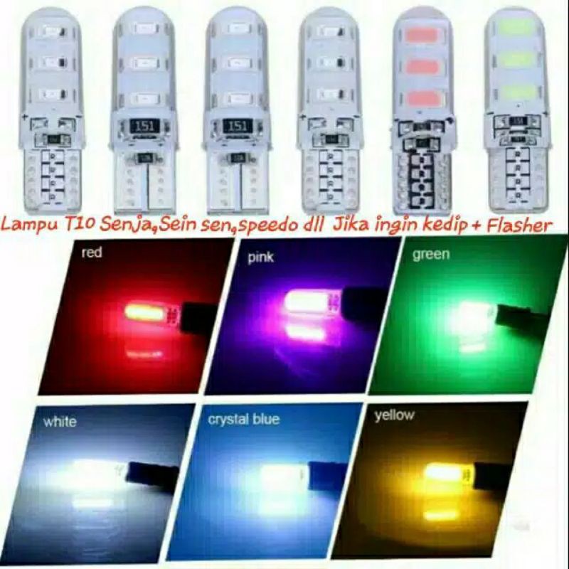 Jual Lampu Led T Jelly Sein Senja V Harga Biji Mode Diam Tanpa