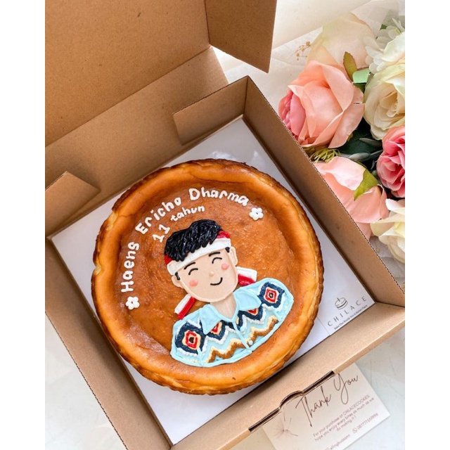 

BURNT CHEESE CAKE CUSTOM DM 20CM