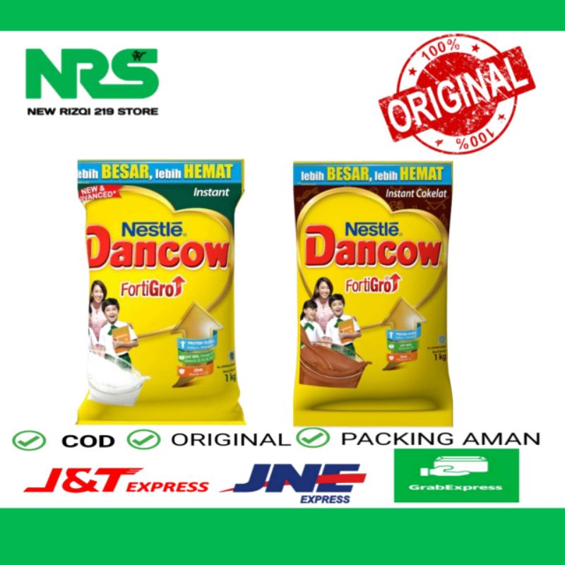 

Dancow Fortigo 1 kg Coklat / Instant