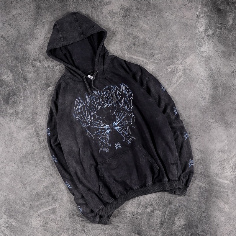 [N00324] Jaket Hoodie Distro Motif SKELETON