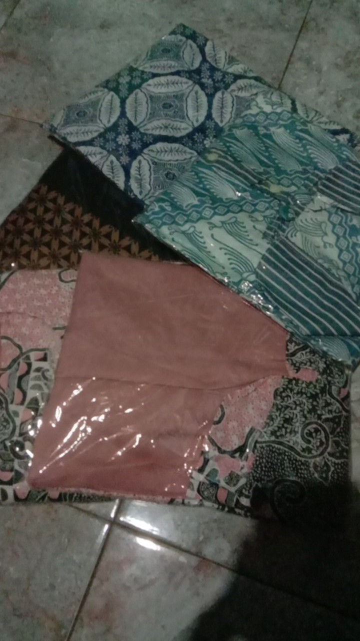 Tey-17 Batik Wanita Asj Sa Hrb026 Kenogo Kemeja Tosca Pendek