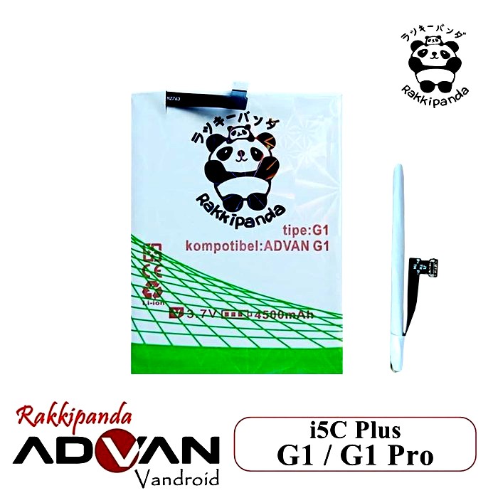 Batre Dobel Power BP53MH ADVAN I5C PLUSG1G1 PRO Baterai Dobel IC Power Rakkipanda
