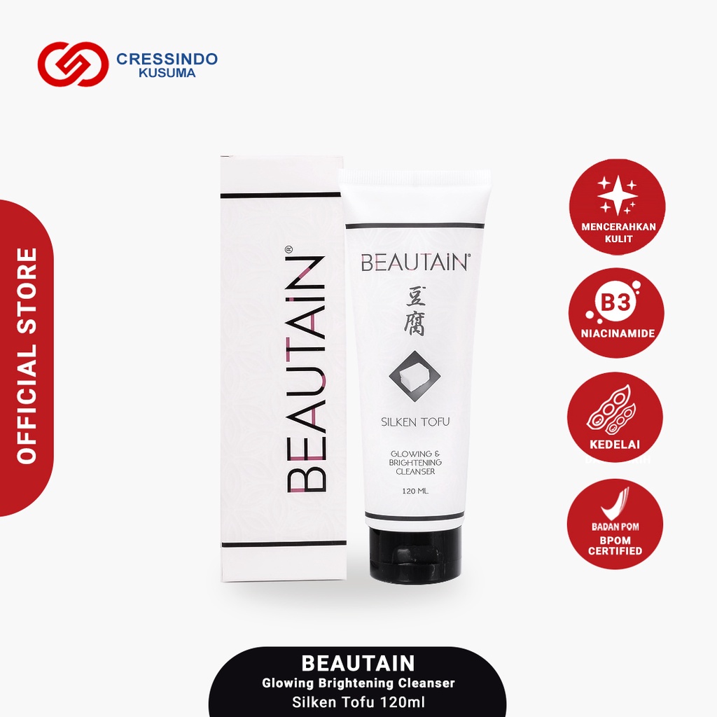 BEAUTAIN Glowing Brightening Cleanser Silken Tofu 120ml