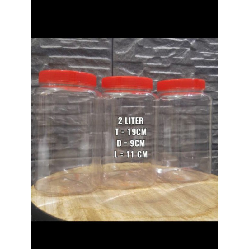 toples ikan cupang 2 liter