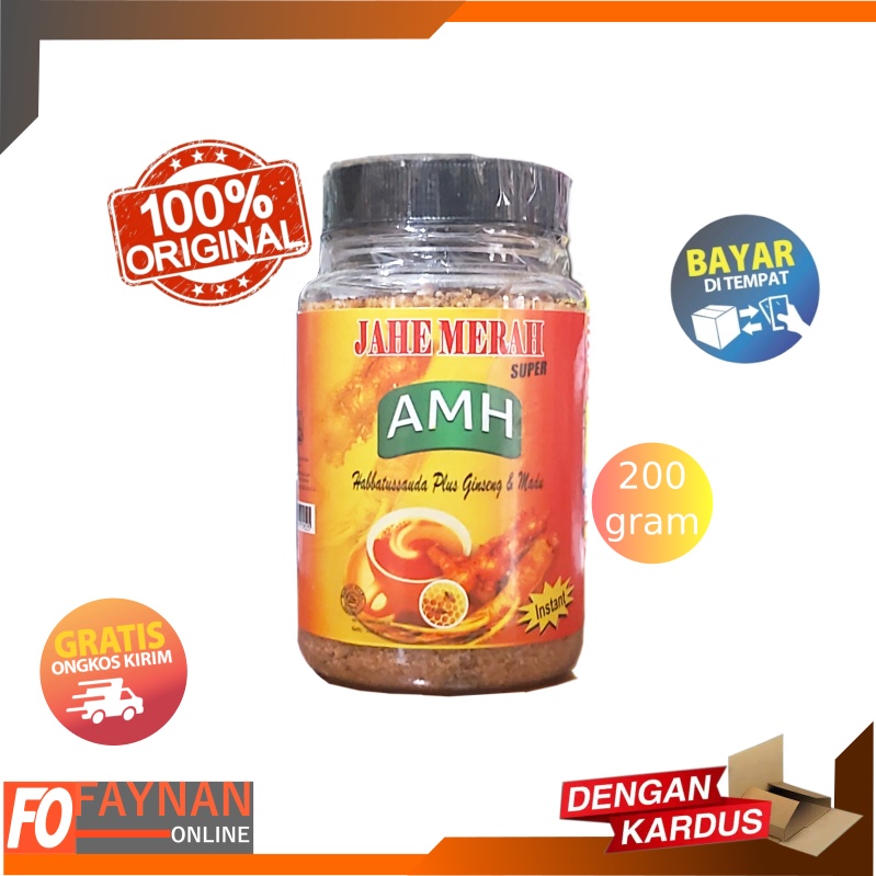 

Jahe Merah Amanah 220 Gram Minuman Kesehatan Jahe Instan AMH