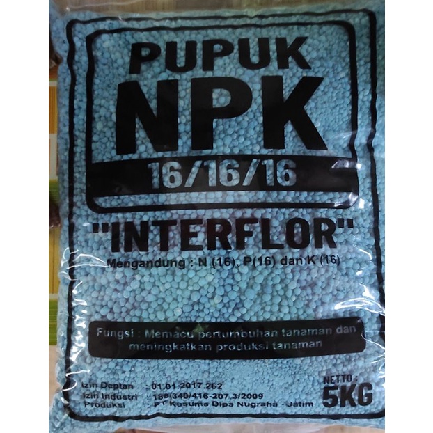 5 kg Pupuk NPK Biru 161616 / NPK Merah 151515