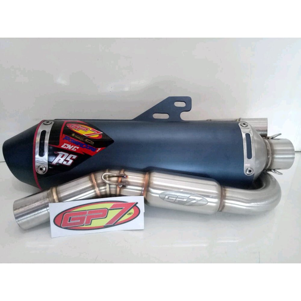 Knalpot GP 7 Type CNC RS Bore Up Dtracker KLX BF Murah bac 9742