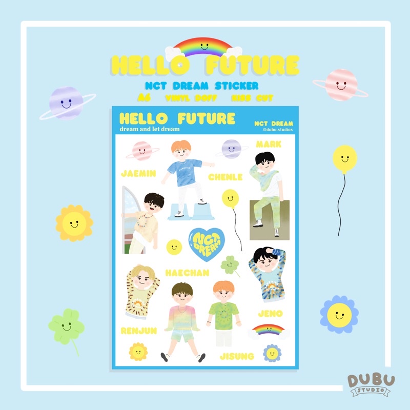 

NCT DREAM - Hello Future Sticker | fanmade by dubu studios