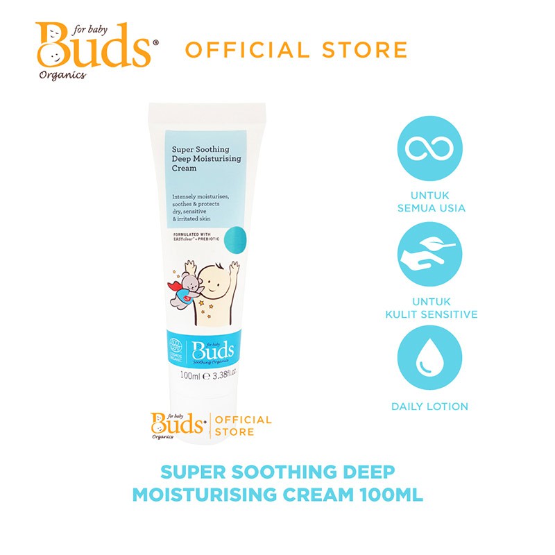 Buds Organics BSO - Super Soothing Deep Moisturising Cream 100ml