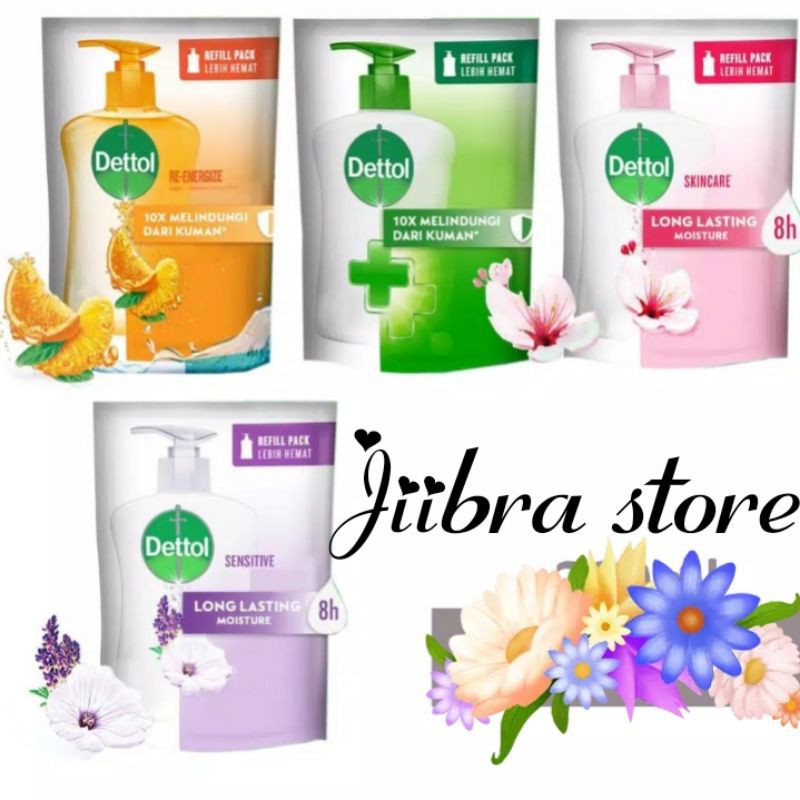 Dettol dan handwash reffil 250ml 225g, 200g,150ml (wajib baca deskripsi)