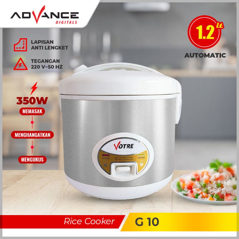 Votre Magic Com 1.2 Liter 3in1 / Rice Cooker 1.2L G-10