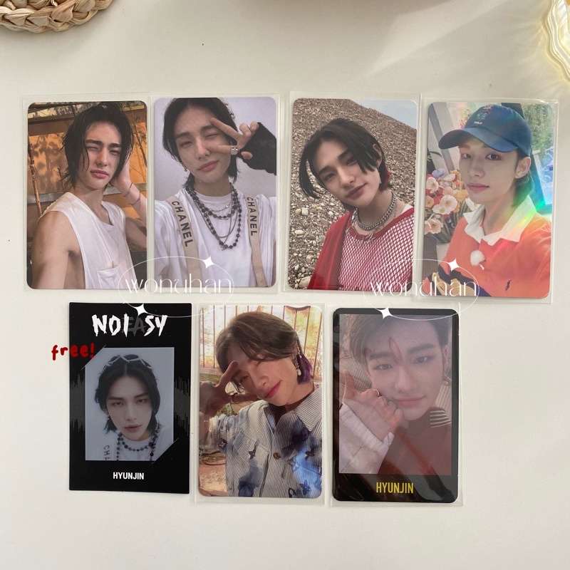 pc photocard hyunjin album noeasy withdrama