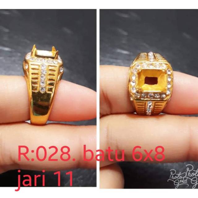 Ikat ring emban perunggu model eropa