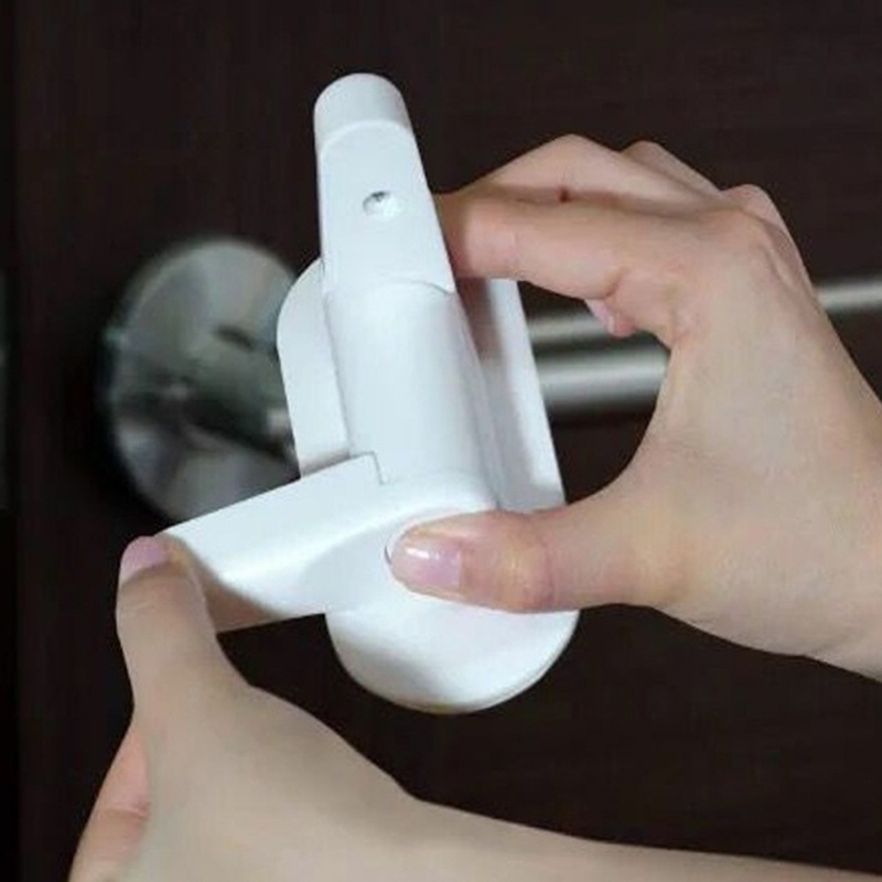 【beautifulhome12.id】Childproof Door Level Lock Baby Lock Prevents Toddlers from Opening Doors