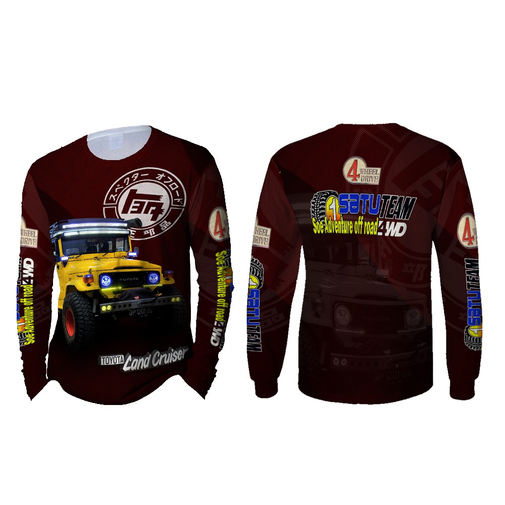 [Riashop] Long Sleeve Shirt SOE FJ40 | SOE FJ40 Kaos Pria | Kaos SOE FJ40 - 301