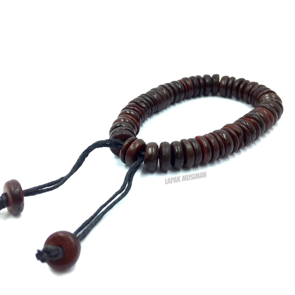 [Bayar di Tempat] Gelang Pria Batok Kelapa Asli Natural