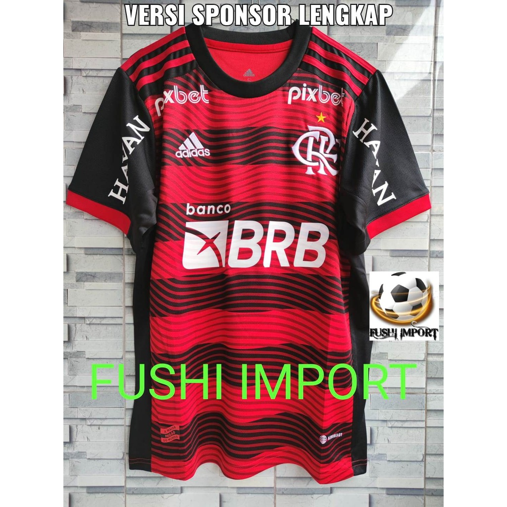 Jersey Baju Bola S.E Flamengo Home 2022 2023 Grade Ori