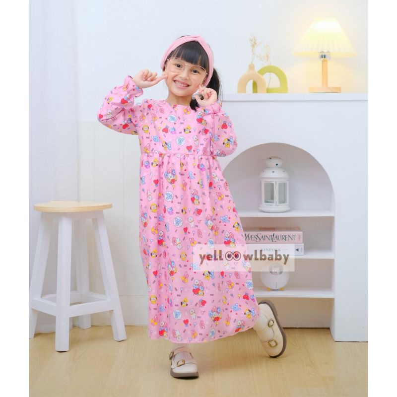 Gamis Anak BTS 2-6tahun | Gamis Anak BT21