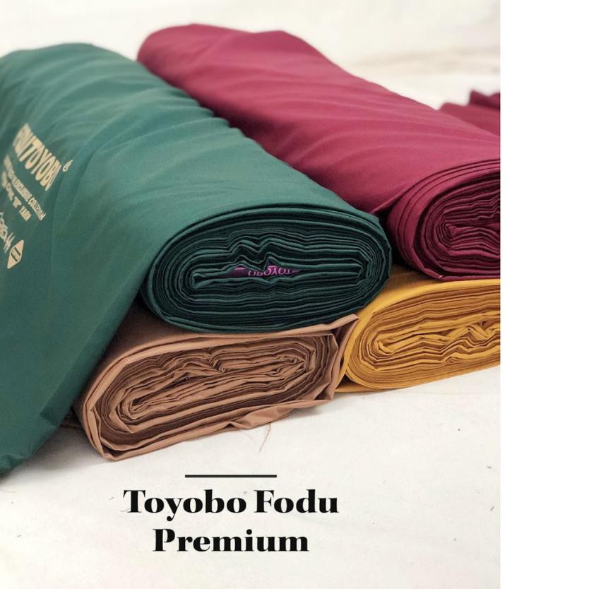 ♟ 1 meter Kain TOYOBO FODU Original PREMIUM/ Katun Toyobo FODU ✻
