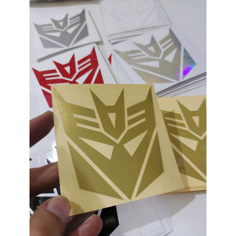 STICKER TRANSFORMERS CUTTING