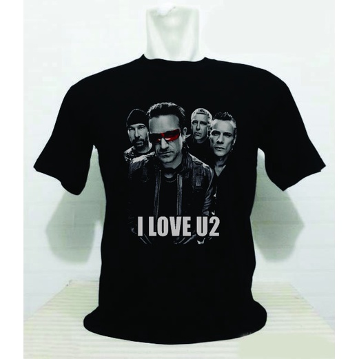 Kaos Sablon Digital Music BAND U 2 -9