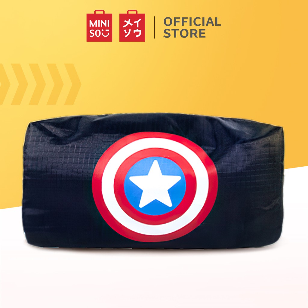 MINISO Marvel Travel Bag Storage Baju Pakaian Organizer Koper Travelling Bag Ironman Spiderman