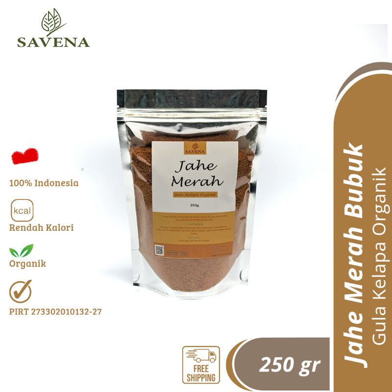 

Savena Jahe Merah Bubuk Instan Gula Kelapa 250 gram