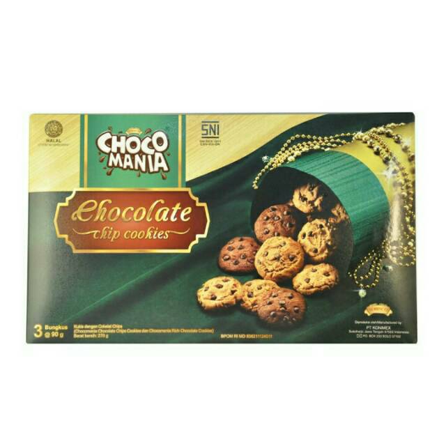 

Cookies Choco Mania 270 gr / Biskuit choco mania / Promo biskuit