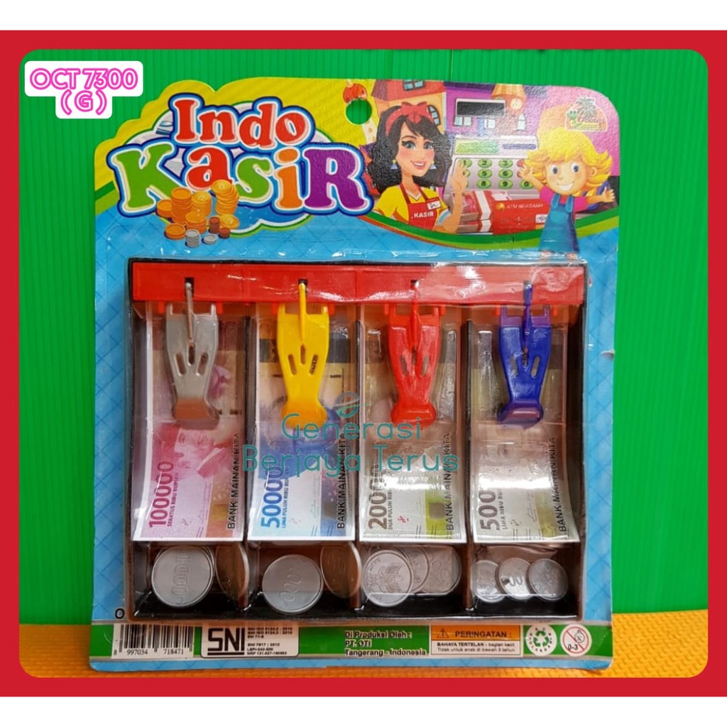 MAINAN EDUKASI ANAK KASIR INDO/MAINAN KASIR KASIRAN ANAK/KASIR KOIN
