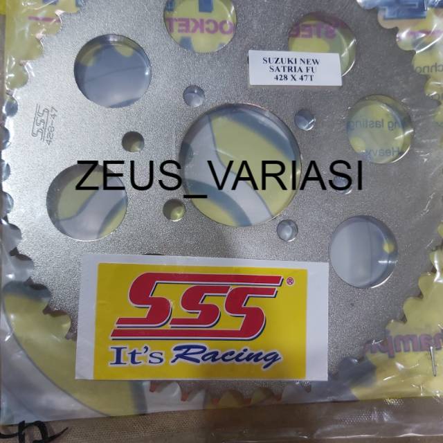 Gear gir sss 428 45 47 suzuki satria FU 150 old dan new