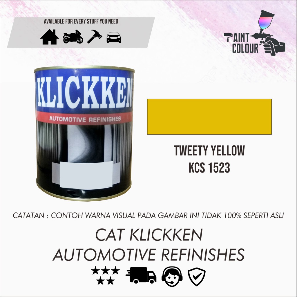 Cat Klickken Automotive Refinishes - Tweety Yellow KCS 1523