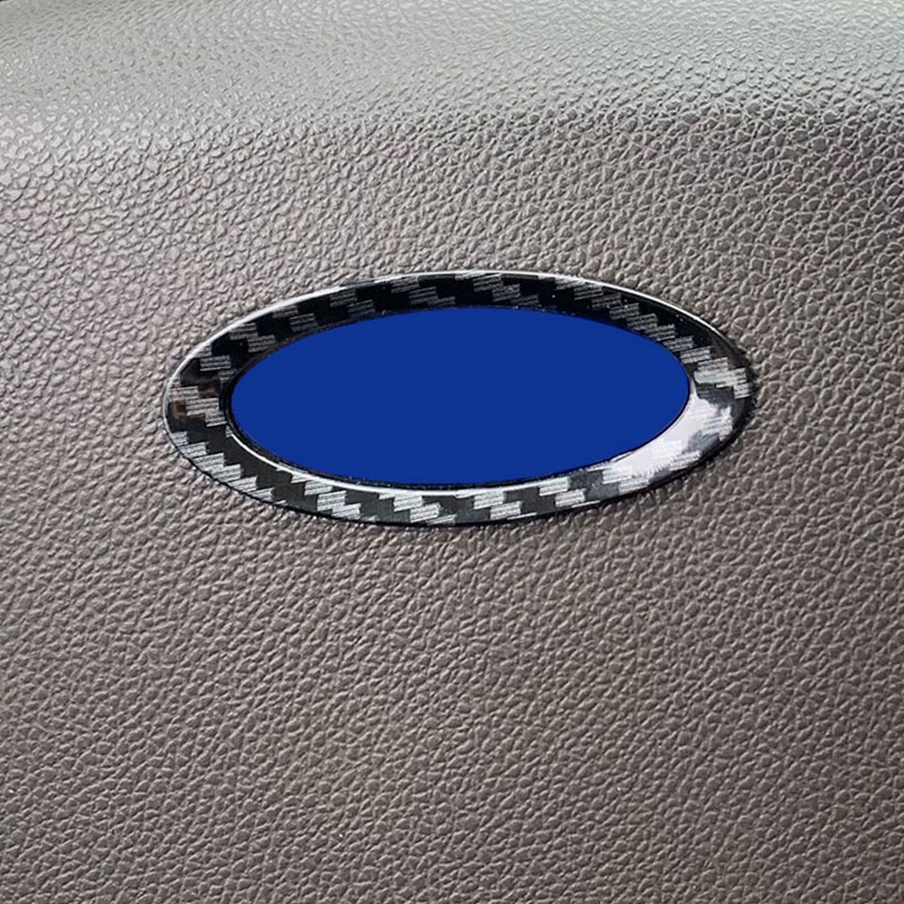 Setir Mobil Logo Ring Stiker Dekorasi Trim Cover Untuk Ford Fiesta 2009-2013 Ecospoot 2013-2017 Aksesoris