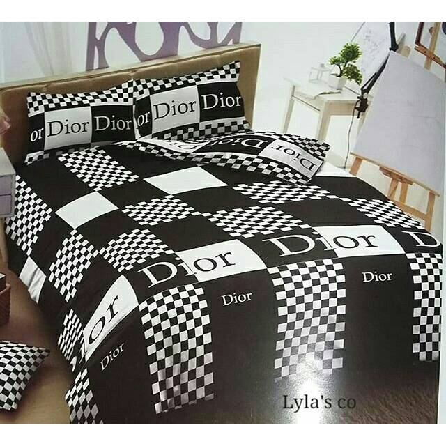 Sprei kintakun dior set bedcover 160x200/180x200