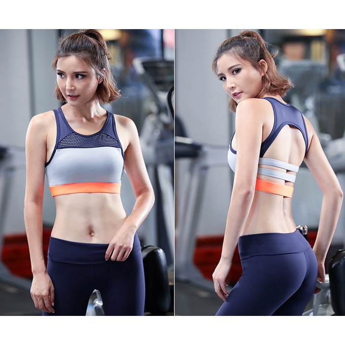 Panache Compression Tank Top Sexy Sport Bra, Anti Sweat Yoga Zumba Bra