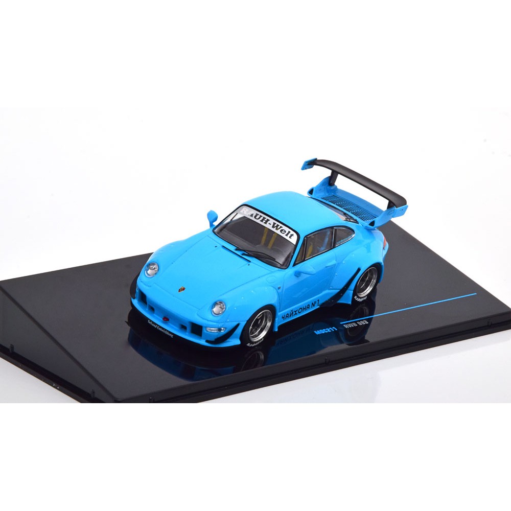 Jual Diecast Porsche 911 (993) RWB blue 