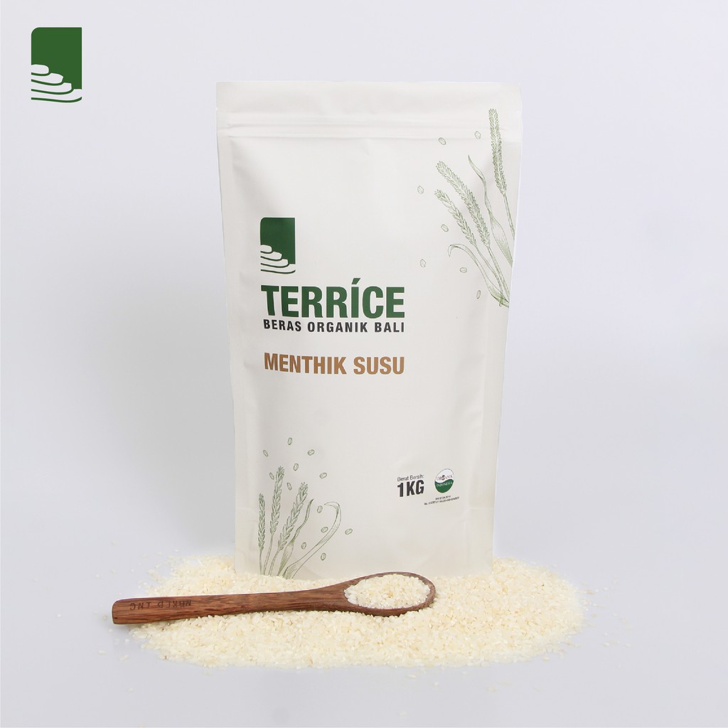 

TERRICE Beras Organik Tanpa Bahan Kimia Bali Menthik Susu Terrice 1Kg