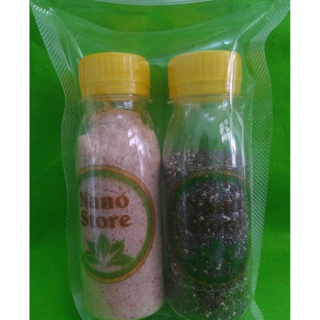 

Paket hemat chiaseed+garam himalaya