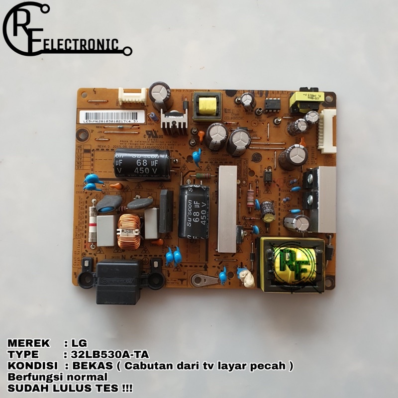 PSU POWER SUPPLY MESIN TV LED LG 32LB530A-TA 32LB530A 32LB530