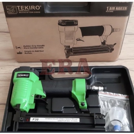 

Tekiro - Air Nailer Gun F 30 Mesin Tembak Paku Model I Stapler Angin AT-AN1129