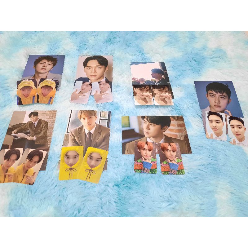 photocard + Postcard set welkit exo 2020 (Xiumin, Chen, Lay, D.o, Kai, Suho, Sehun)