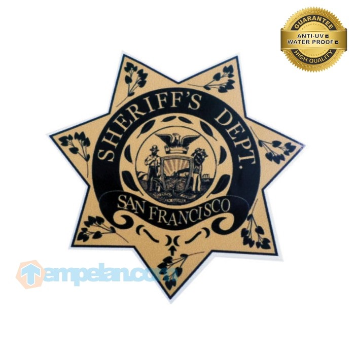 

STIKER SHERIF'S DEPT. SAN FRANCICO