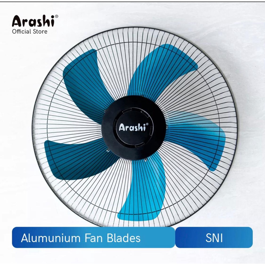 Arashi Kipas Angin dinding Wall Fan Xflow &amp; Apace PWF 16&quot; Inch AR 228 50W