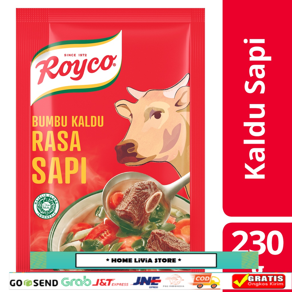 

Royco Bumbu Kaldu Sapi 230 G - Bumbu Kaldu Sapi, Penyedap Makanan, Bumbu Kaldu