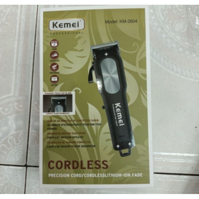 Hair Clliper KEMEI KM-2604 Original