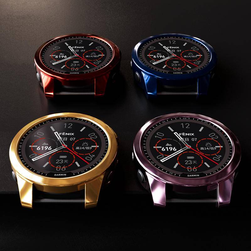 Casing Pelindung Smartwatch Garmin Fenix 5X Bahan TPU Bumper Lembut